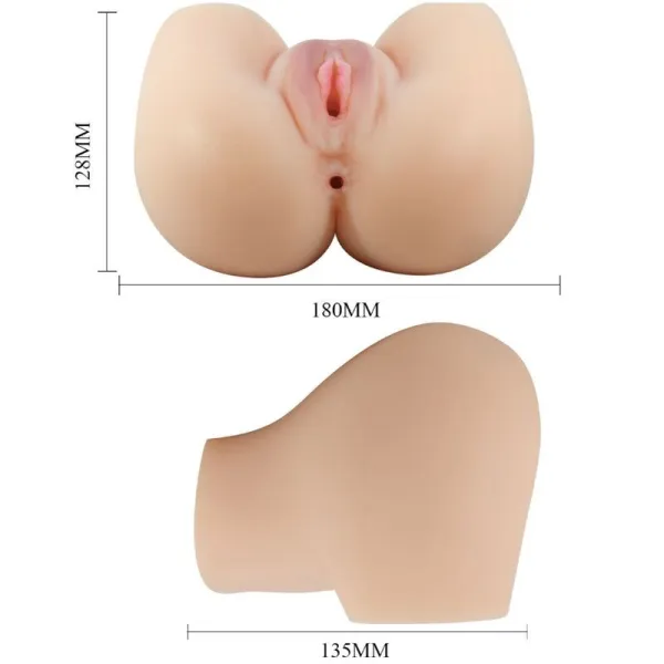 Realistischer Vagina- und Anus-Mila-Vibrator von Crazy Bull | Fesselliebe.de