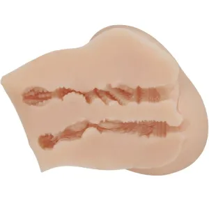 Realistischer Vagina- und Anus-Luna-Vibrator von Crazy Bull