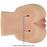 Realistischer Vagina- und Anus-Kylie-Vibrator von Crazy Bull | Fesselliebe.de