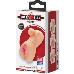 Realistischer Vagina- und Anus-Vibrator Hannah von Crazy Bull