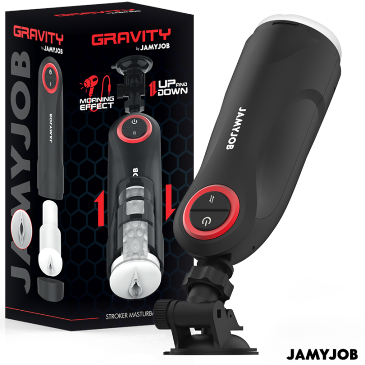 Automatischer Vagina-Masturbator mit Gravity-Funktion, 5 Saugmodi von Jamyjob | Fesselliebe.de