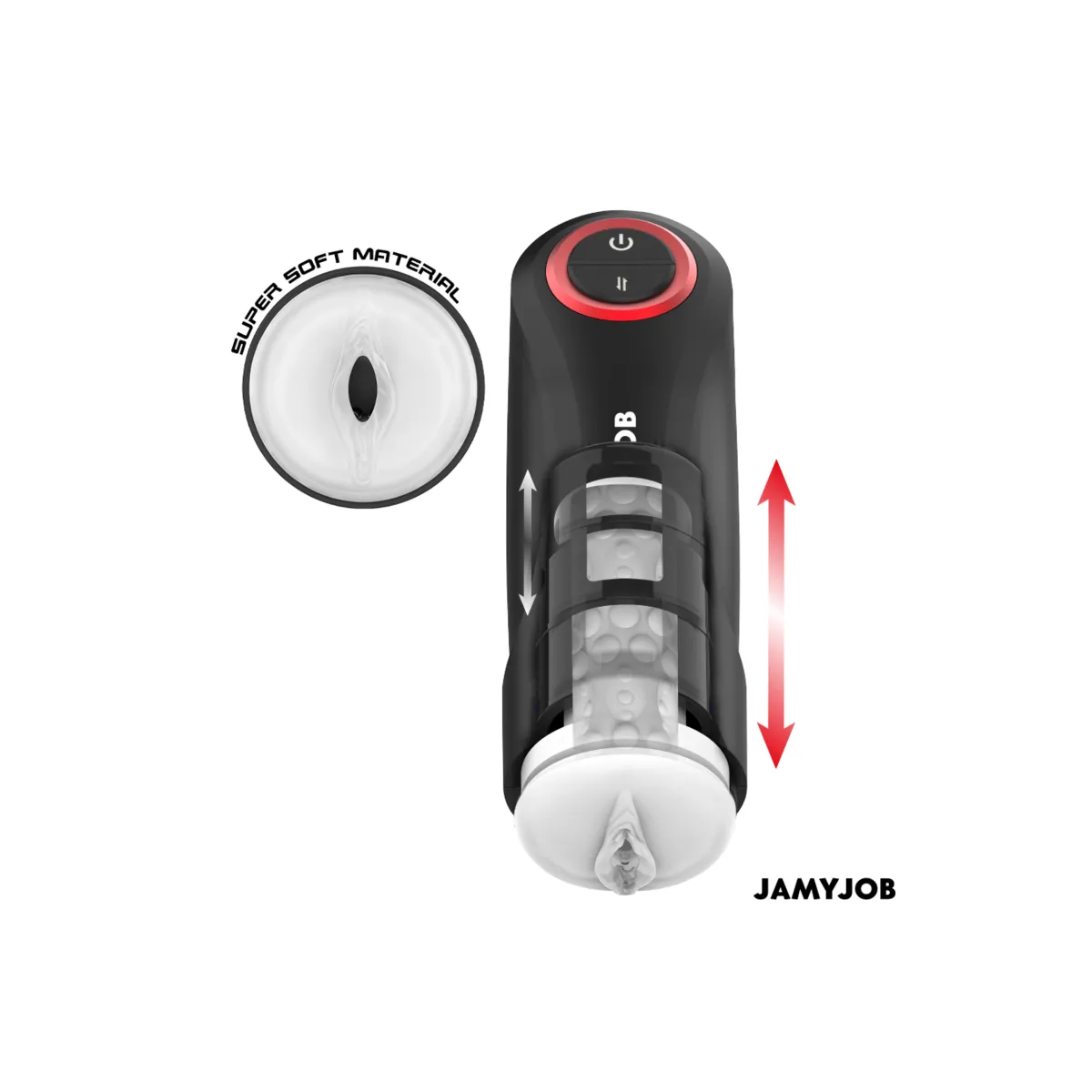 Automatischer Vagina-Masturbator mit Gravity-Funktion, 5 Saugmodi von Jamyjob | Fesselliebe.de