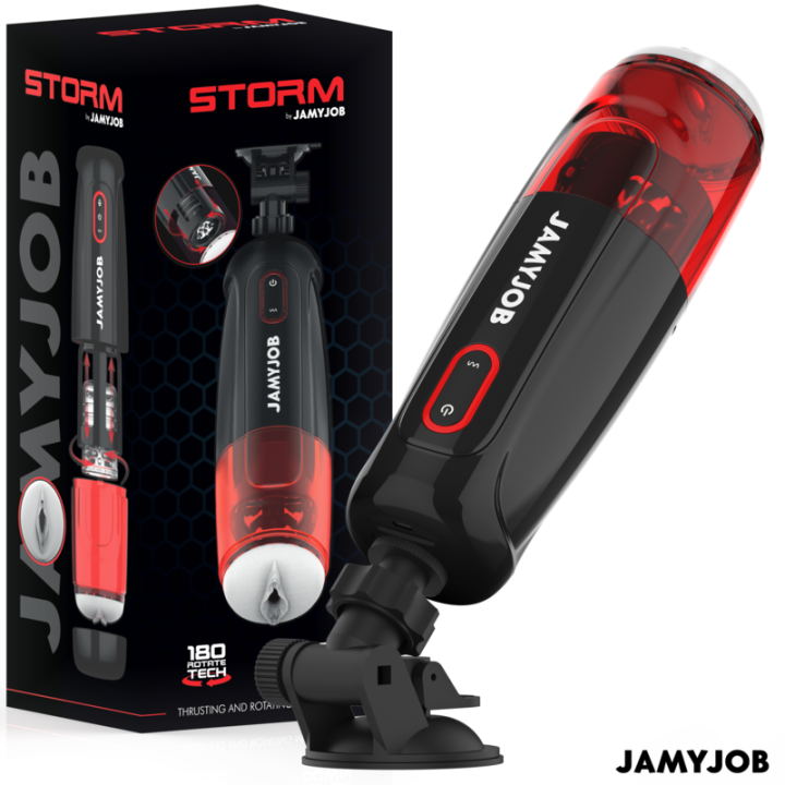 Storm Automatischer Vagina-Masturbator 10 Rotations- und Stossmodi von Jamyjob | Fesselliebe.de