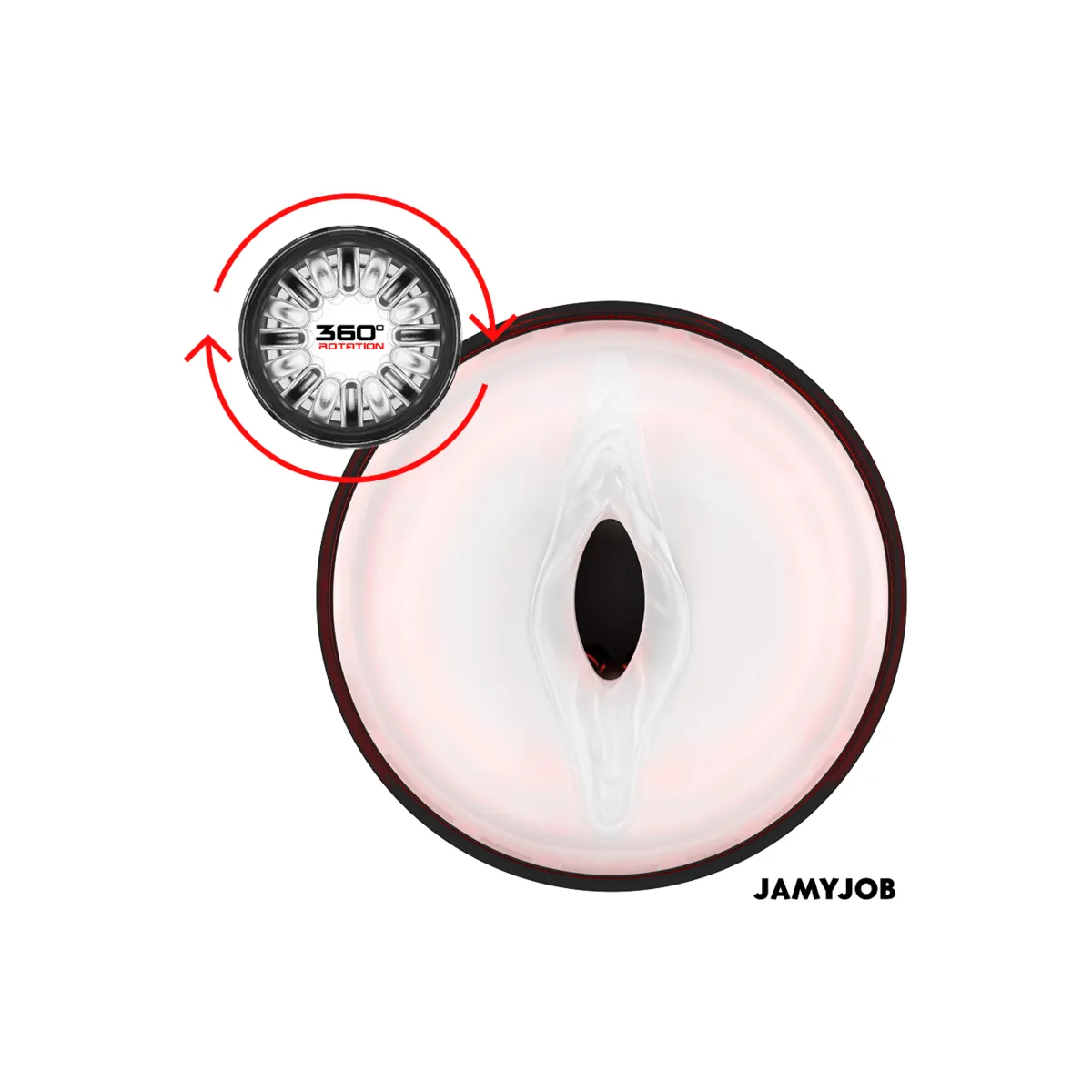 Storm Automatischer Vagina-Masturbator 10 Rotations- und Stossmodi von Jamyjob | Fesselliebe.de