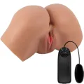 Hailey Vibrator Butt mit Realistischer Vagina und Anus-Fernbedienung von Crazy Bull