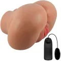 Luna Vibrator Butt mit Realistischer Vagina und Anus-Steuerung mit Fernbedienung von Crazy Bull