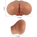 Luna Vibrator Butt mit Realistischer Vagina und Anus-Steuerung mit Fernbedienung von Crazy Bull