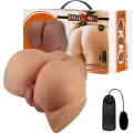 Emilia Ass Vibrator mit Realistischer Vagina und Anus-Fleisch-Fernbedienung von Crazy Bull