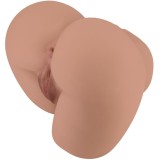 Bernace Ass Vibrator mit Realistischer Vagina und Anus Flesh mit Fernbedienung von Crazy Bull | Fesselliebe.de
