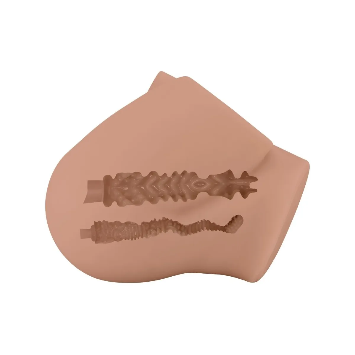 Bernace Ass Vibrator mit Realistischer Vagina und Anus Flesh mit Fernbedienung von Crazy Bull | Fesselliebe.de