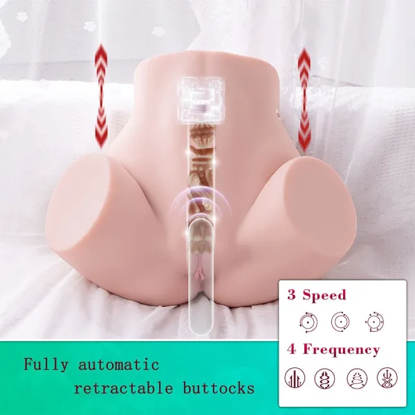 Marisa Realistischer Vagina-Masturbator mit Mehreren Positionen und Stossfunktion von Xise | Fesselliebe.de