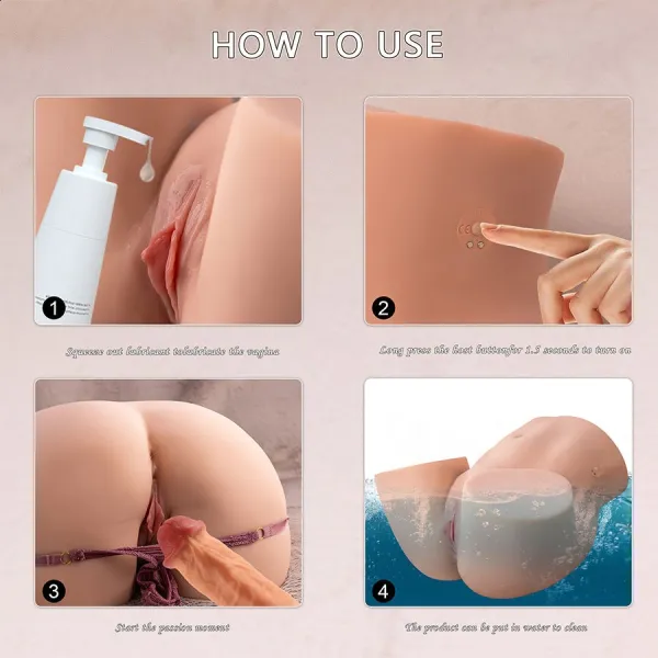 Ethel Realistischer Vagina-Masturbator mit Mehreren Vibrationspositionen von Xise | Fesselliebe.de