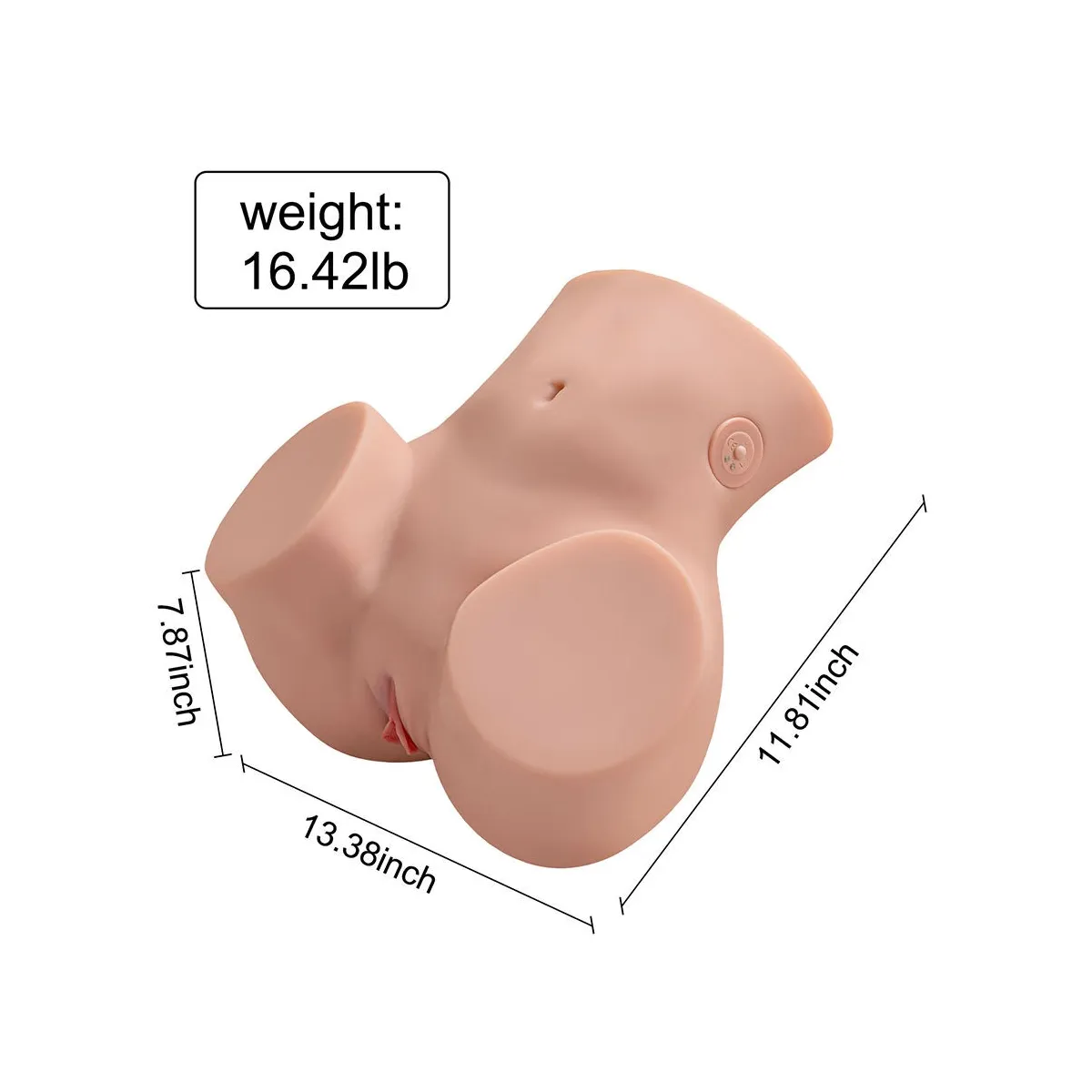 Sydni Realistischer Mehrfachpositions-Vagina-Masturbator mit Stossfunktion von Xise | Fesselliebe.de