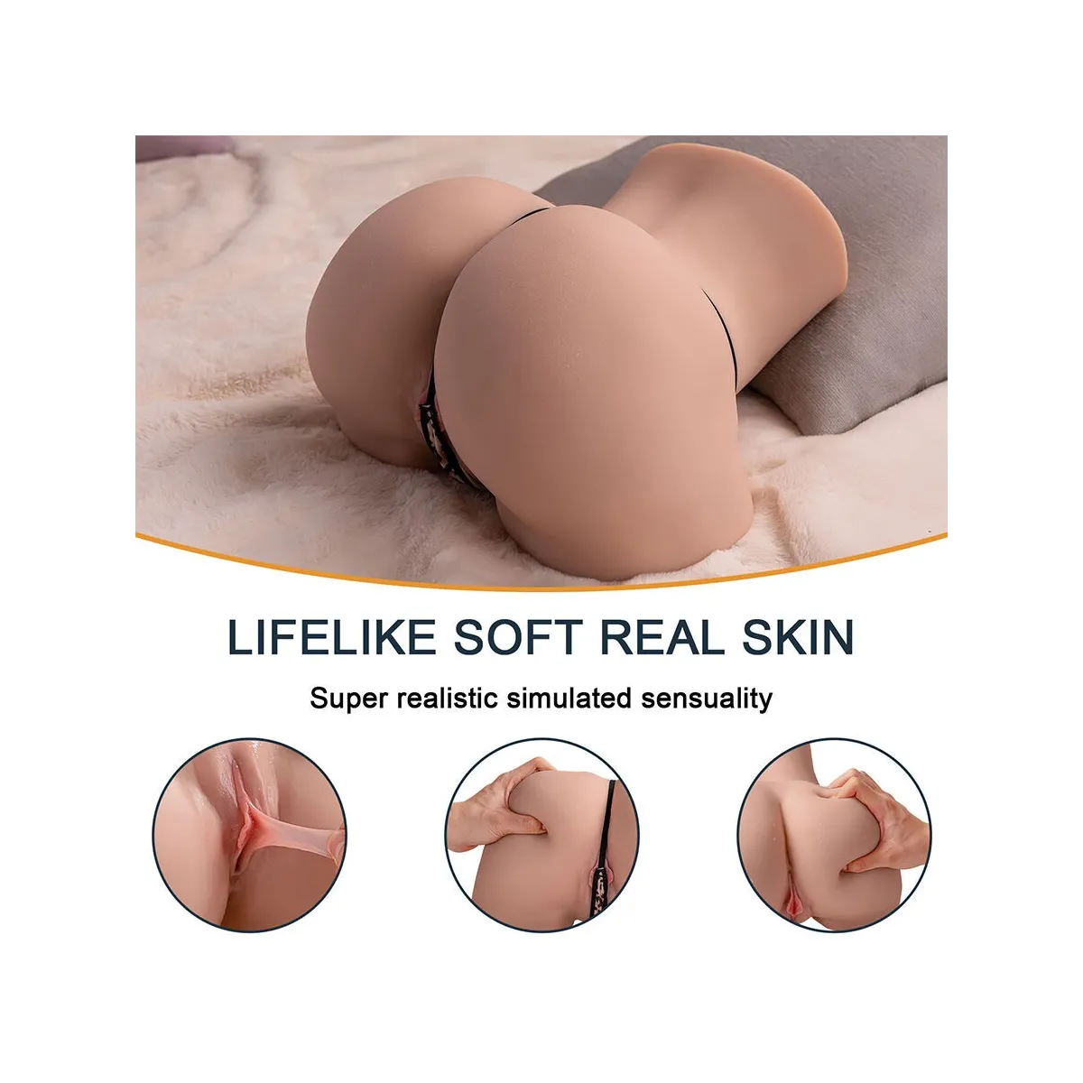 Sydni Realistischer Mehrfachpositions-Vagina-Masturbator mit Stossfunktion von Xise | Fesselliebe.de