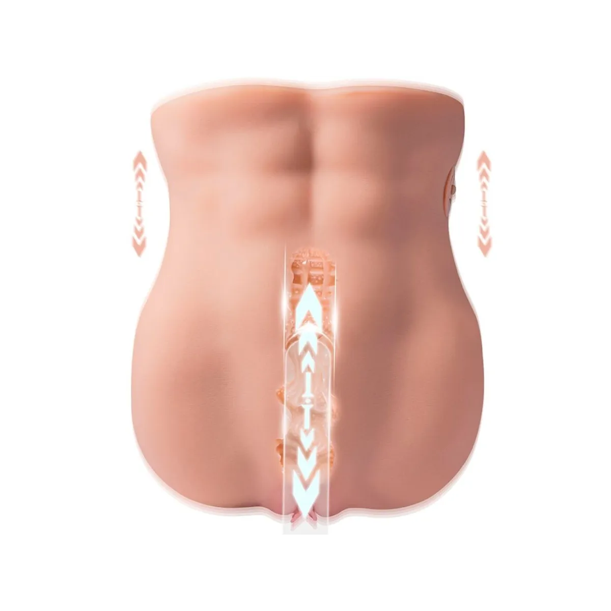 Lydia Masturbator für die weibliche Vagina mit Stoßfunktion, 25 cm von Xise | Fesselliebe.de