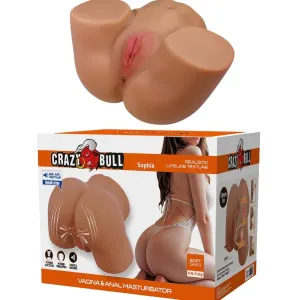 Geriann Realistischer weiblicher Po-Vibrator und Sauger mit Ton 5,5 Kg von Crazy Bull | Fesselliebe.de