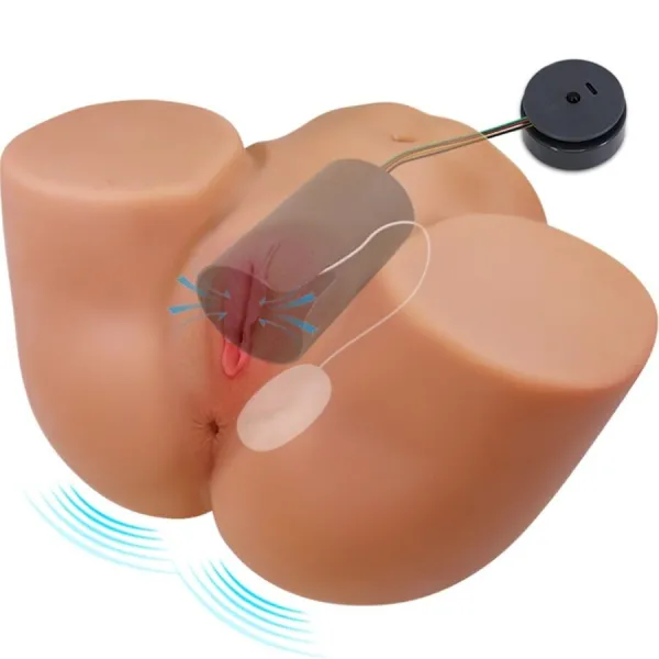 Ilana Realistischer weiblicher Po-Vibrator und Sauger mit Ton 6,8 Kg von Crazy Bull | Fesselliebe.de