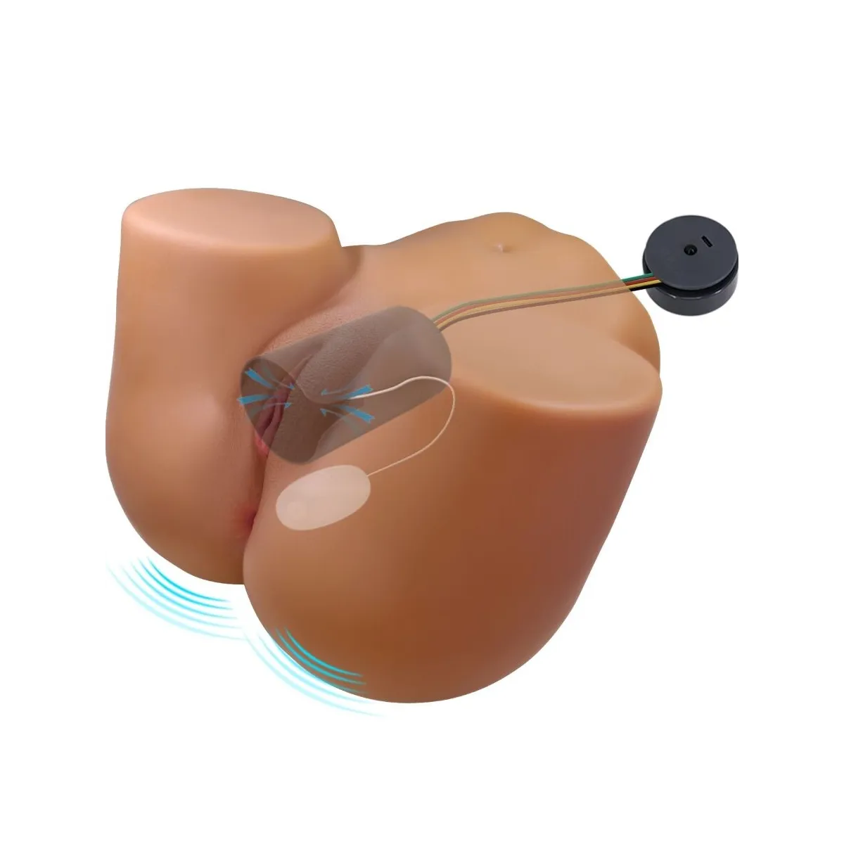 Wendy Realistischer weiblicher Po-Vibrator und Sauger mit Ton 11 Kg von Crazy Bull | Fesselliebe.de