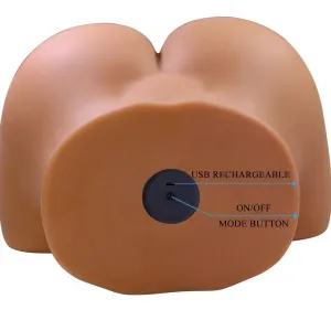 Wendy Realistischer weiblicher Po-Vibrator und Sauger mit Ton 11 Kg von Crazy Bull