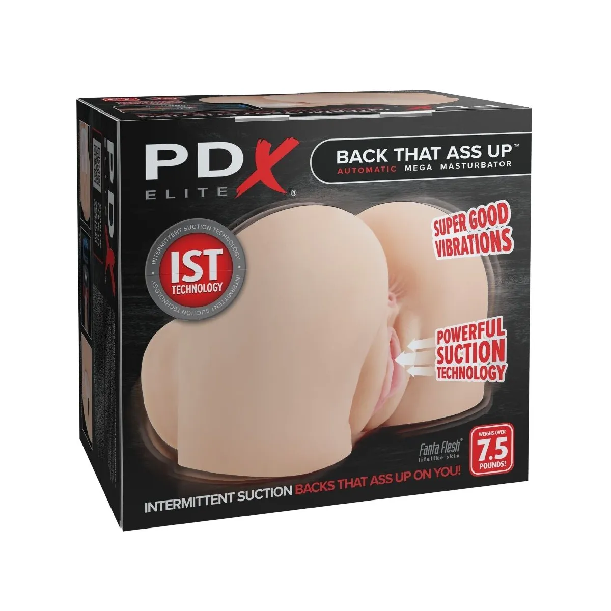 Back That Ass Up Realistischer Vibrierender Vagina- und Anus-Masturbator von Pdx Elite | Fesselliebe.de