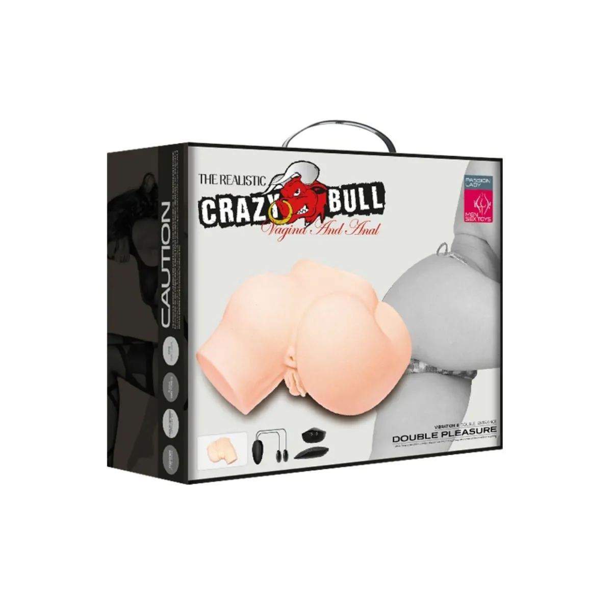Hintern mit Realistischer Vagina und Anus und Vibration von Crazy Bull | Fesselliebe.de