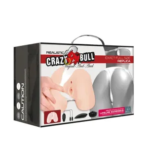 Realistische Vagina und Anus mit Vibrationsposition 5 von Crazy Bull