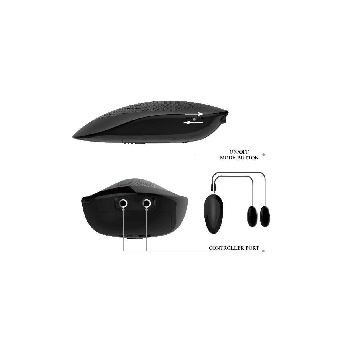 Realistische Vagina und Anus mit Vibrationsposition 5 von Crazy Bull | Fesselliebe.de