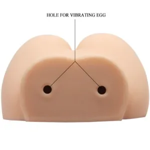 Realistische Vagina und Anus mit Vibrationsposition 6 von Crazy Bull