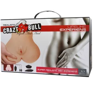 Realistische Vagina und Anus mit Vibrationsposition 7 von Crazy Bull