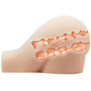 Realistische Vagina und Anus mit Vibrationsposition 8 von Crazy Bull