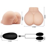Realistische Vagina und Anus mit Vibrationsposition 8 von Crazy Bull | Fesselliebe.de