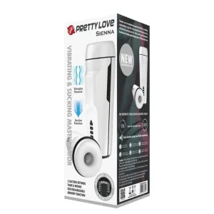 Sienna Vibrierender männlicher Masturbator mit Stimme und Saugfunktion von Pretty Love Male