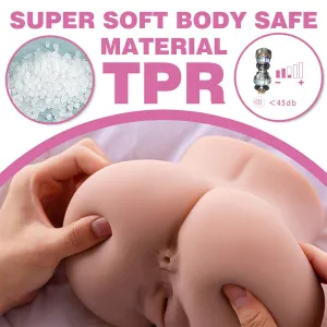 Connie Back Masturbator für Vagina und Anus, Realistische Mehrfachpositionen mit Vibration von Xise