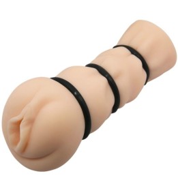 Vagina Masturbator mit Ringen von Crazy Bull | Fesselliebe.de
