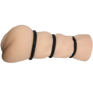 Vagina Masturbator mit Ringen von Crazy Bull