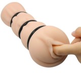 Vagina Masturbator mit Ringen von Crazy Bull | Fesselliebe.de