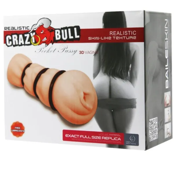 Vagina Masturbator mit Ringen von Crazy Bull | Fesselliebe.de