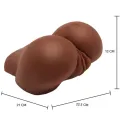 Bal Ass Realistischer Masturbator mit Braunem Vibrator von Act