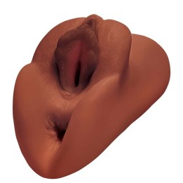 Perfect Pussy Double Stroker Vagina und Anus Masturbator Braun von Pdx Plus+ | Fesselliebe.de