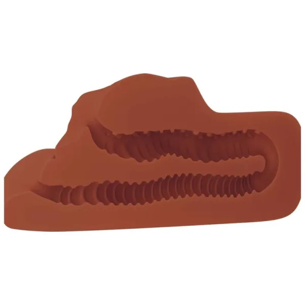 Perfect Pussy Double Stroker Vagina und Anus Masturbator Braun von Pdx Plus+ | Fesselliebe.de