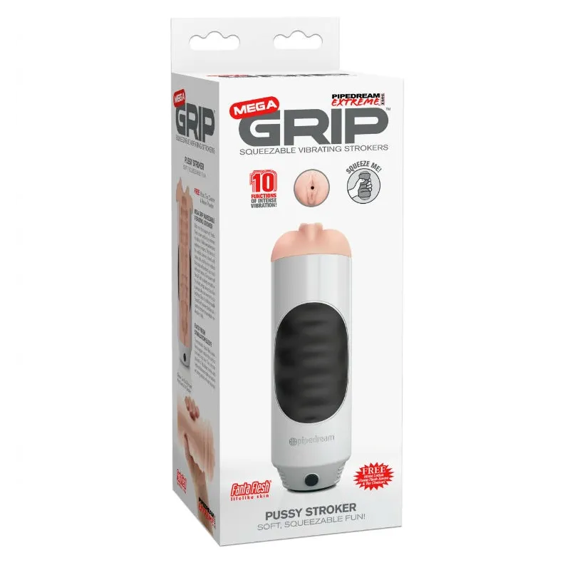 Pipedream Mega Grip Vagina Masturbator Vibrator von Extreme Toyz | Fesselliebe.de