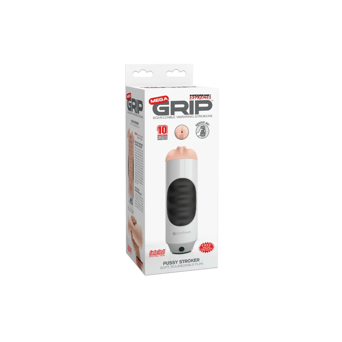 Pipedream Mega Grip Vagina Masturbator Vibrator von Extreme Toyz | Fesselliebe.de
