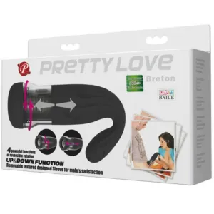 Breton Multifunktions-Wiederaufladbarer Masturbator von Pretty Love Male