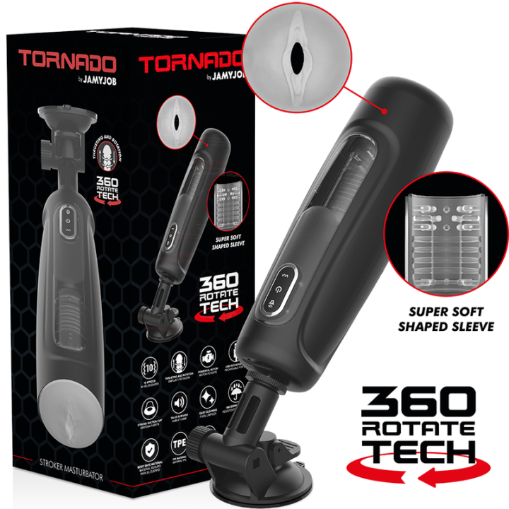 Tornado 360 Rotate Tech Stroker von Jamyjob | Fesselliebe.de