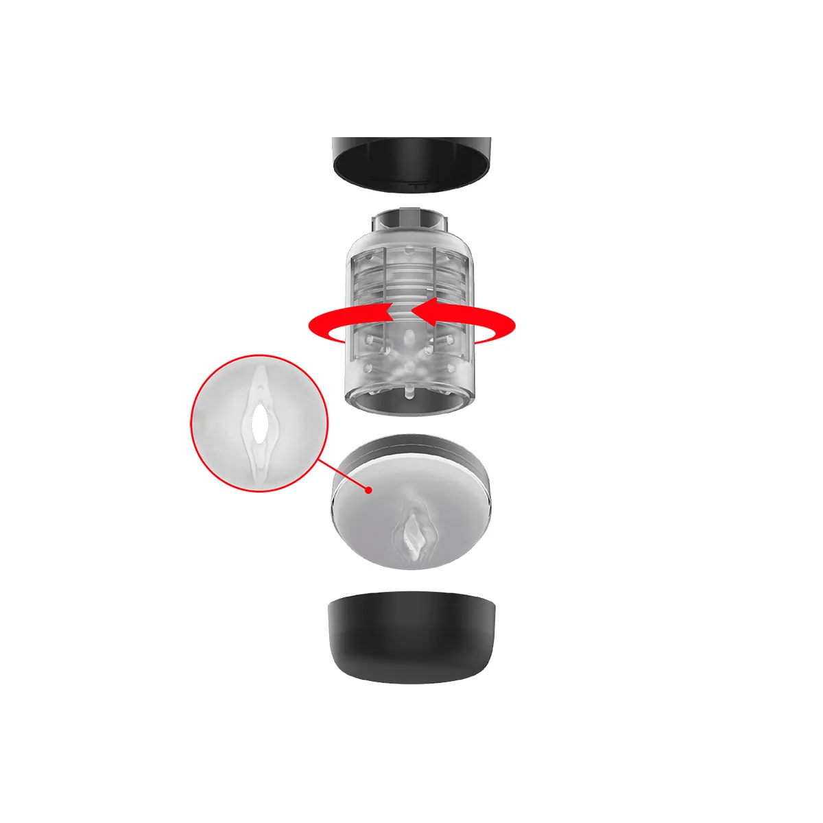 Tornado 360 Rotate Tech Stroker von Jamyjob | Fesselliebe.de