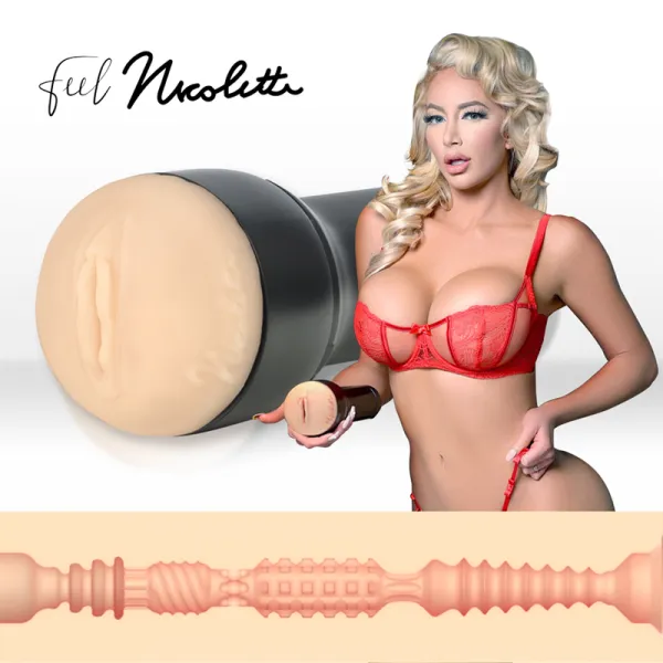Keon + Feel Nicolette Shea Stroker + Aqua-Qualitts-Gleitmittel 50 ml von Kiiroo | Fesselliebe.de