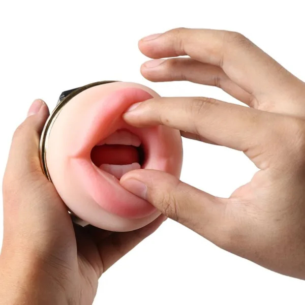 Kay Doppelmasturbator mit Doppelter Mund- und Vaginavibration von Shequ | Fesselliebe.de