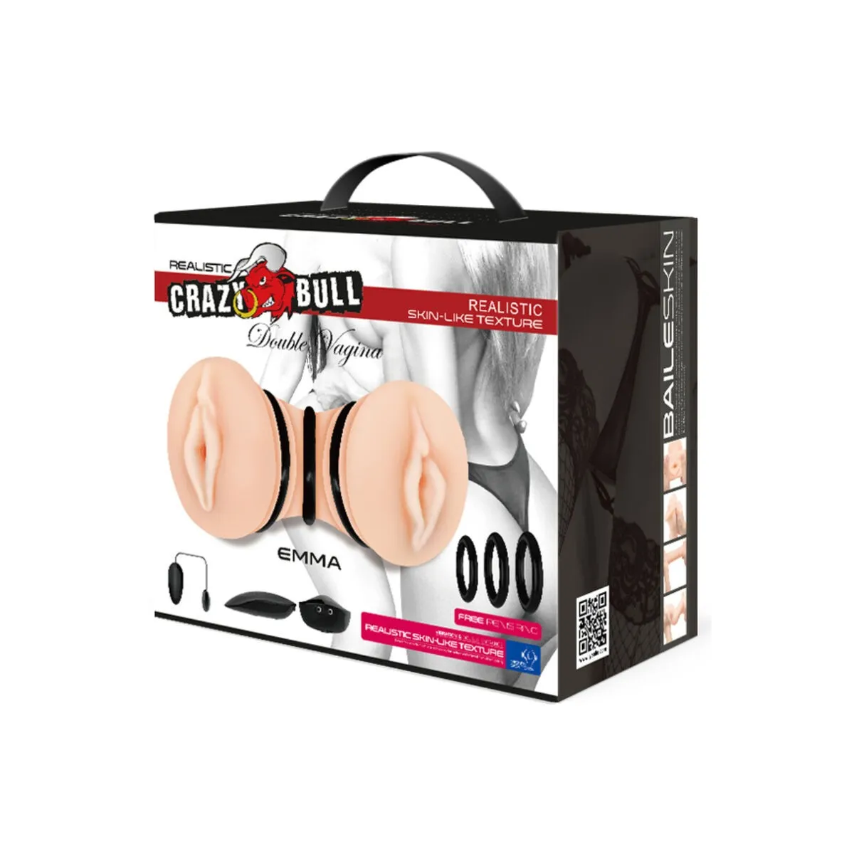 Emma Realistischer Doppel-Vagina-Masturbator von Crazy Bull | Fesselliebe.de