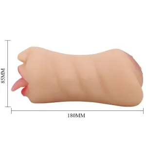 Sarah Vaginaförmiger Mastubador mit Doppeltem Eingang von Crazy Bull