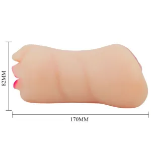 Zoey Vaginaförmiger Mastubador mit Doppeltem Eingang von Crazy Bull